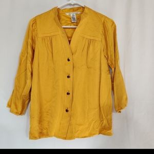 Diane Von Furstenberg Long Sleevele Button Shirt